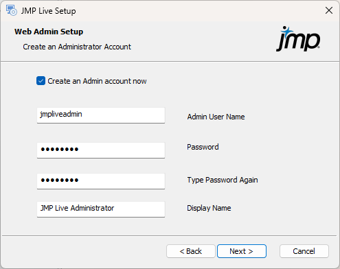 Create an Administrator Account Create an Administrator Account