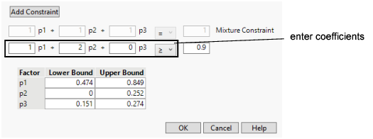 Enter Coefficients