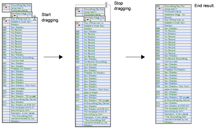 Creating One Table