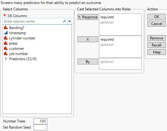 Predictor Screening Launch Window