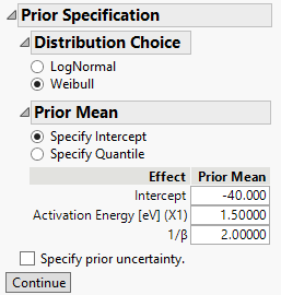 Prior Specification