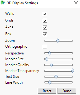 OpenGL View Settings