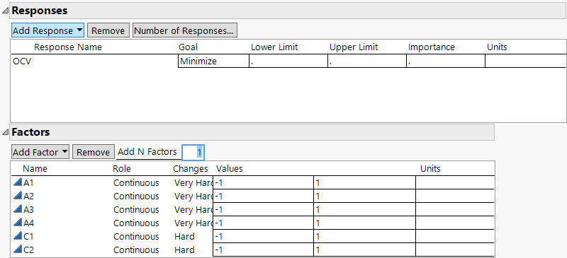 Responses and Factors