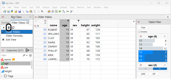Delete a Filter View