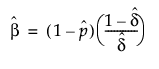 Equation shown here Equation shown here