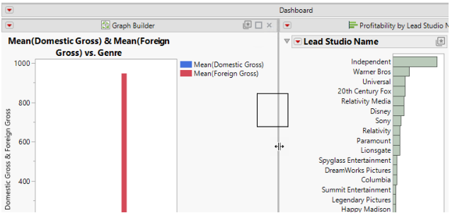 Resizing Panes in a Running Dashboard