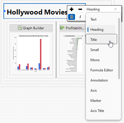 Formatting Options for a Text Box