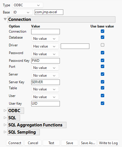 The Data Connector Editor Window