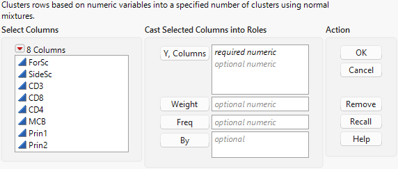 Normal Mixtures Launch Window