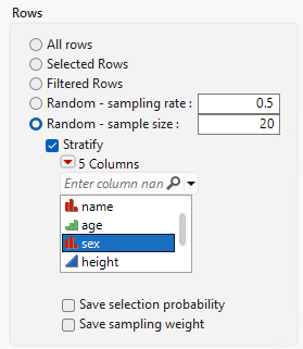 Stratified Subsets