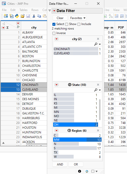 Using the Conditional Option
