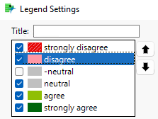 Completed Legend Settings