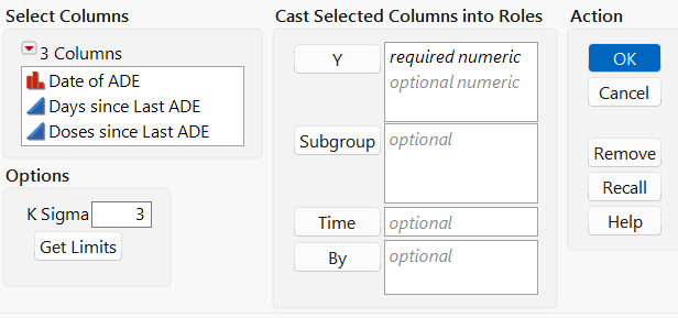 Launch Window for Rare Even Control Charts