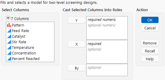 Launch Window for the Fit Two Level Screening Platform