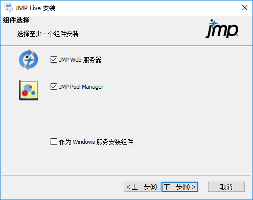 Component Selection Window Component Selection Window